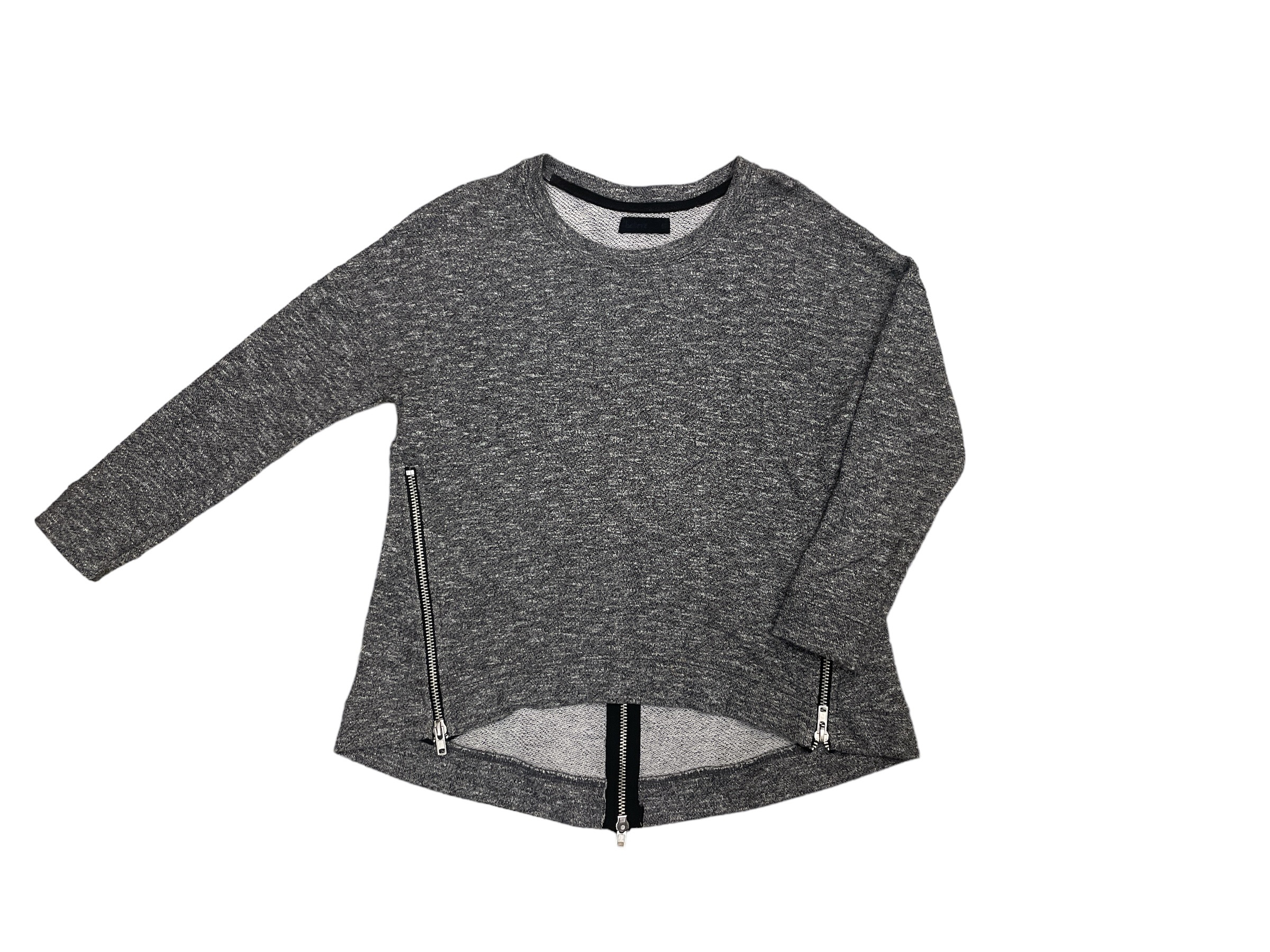 Believe_Grey_Sweater_with_sides_and_back_zipper_Front_2 Believe_Grey_Sweater_with_sides_and_back_zipper_Front_2