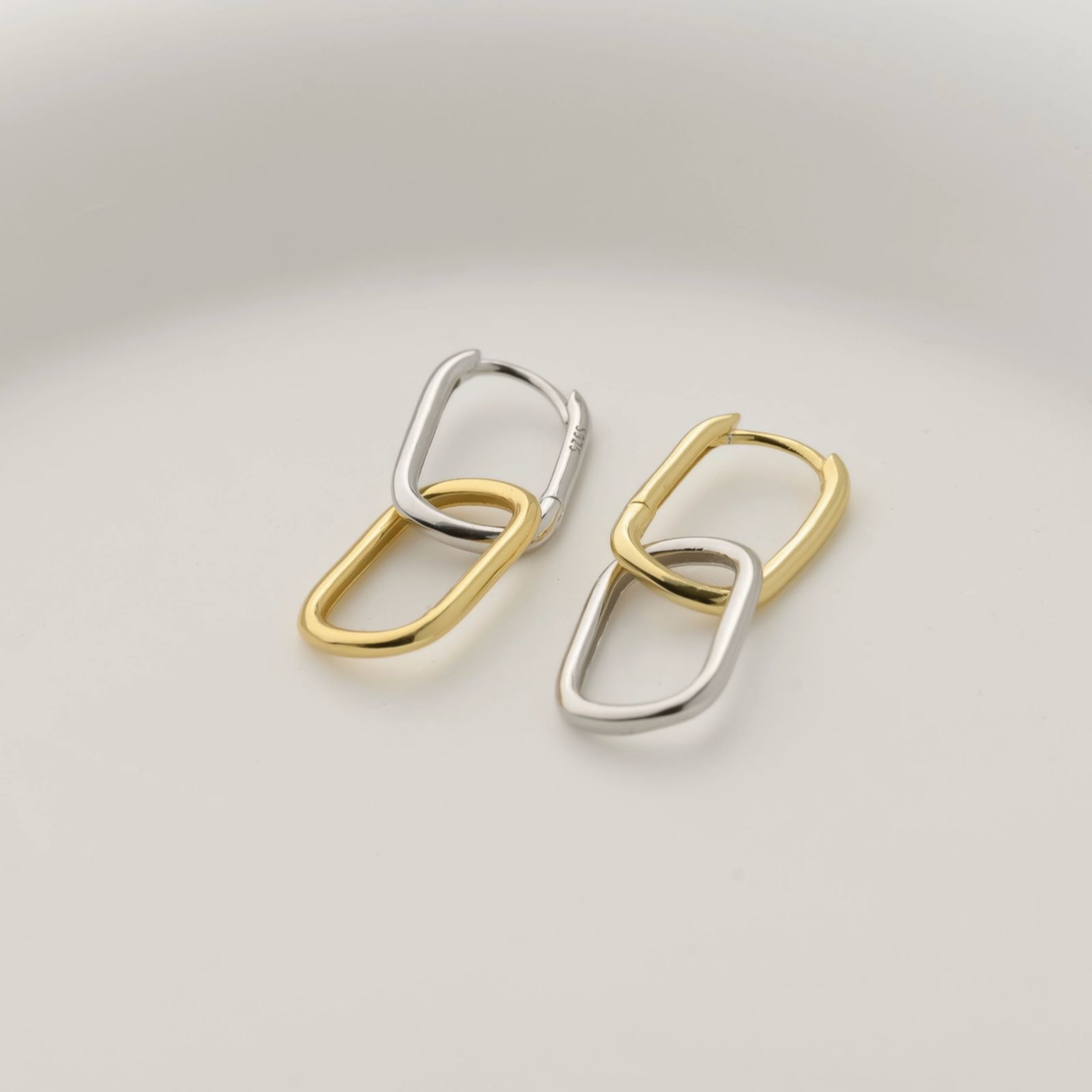 Blueyejewelry-Double-Oblong-Hoops-Sterling-Silver-Removable-U-Hoops Blueyejewelry-Double-Oblong-Hoops-Sterling-Silver-Removable-U-Hoops