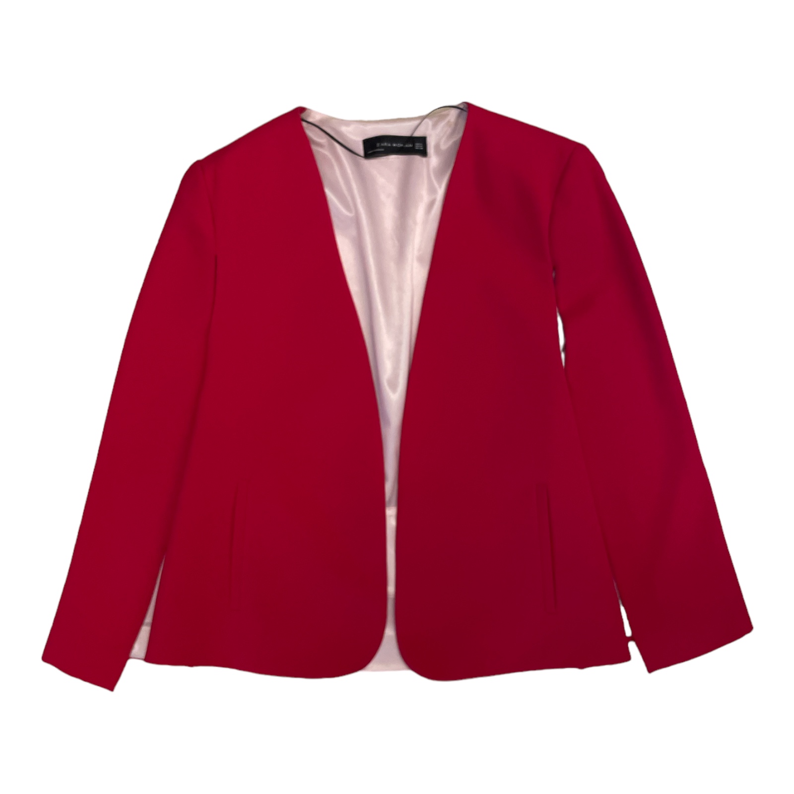 Zara_Pink_Blazer_With_Cape-Style_Sleeves_Front Zara_Pink_Blazer_With_Cape-Style_Sleeves_Front