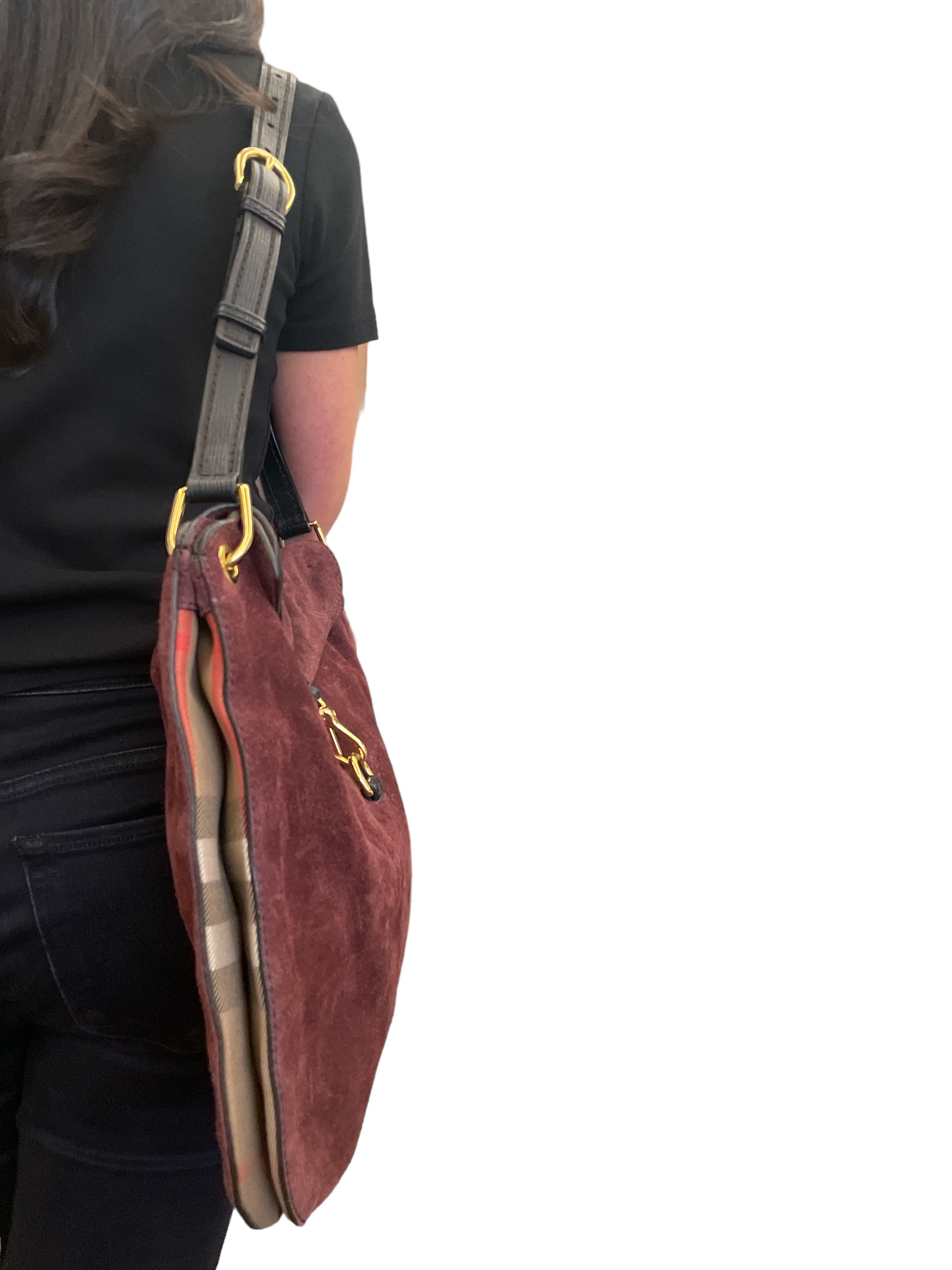 Burberry_Suede_Purple_Shoulder_Bag_Side Burberry_Suede_Purple_Shoulder_Bag_Side