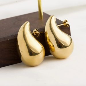 Blueyejewelry Chunky Hollow Drop Earrings