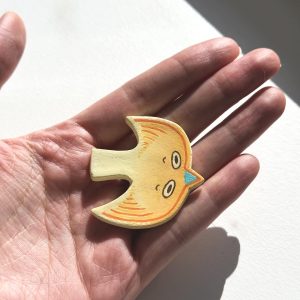 [HANDMADE] Emotion Birdie Fridge Magnet--Goofy