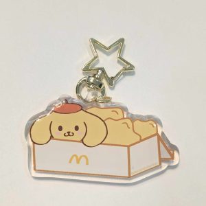 Pompompurin Keychain and Bag Charm (New, Unique Custom Designed)
