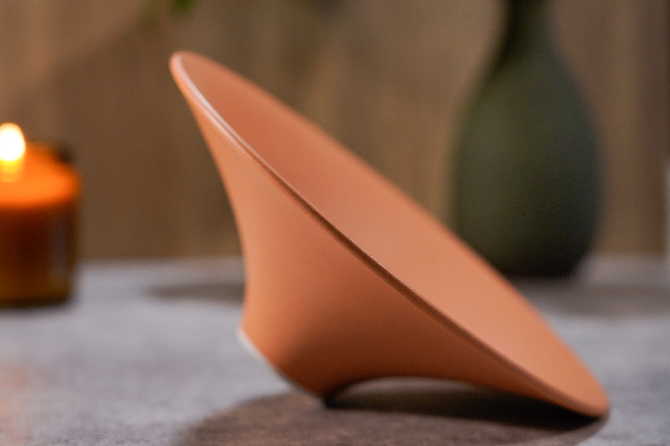 Bamboo hat bowl