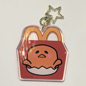 Gudetama Keychain and Bag Charm (New, Unique Custom Designed)