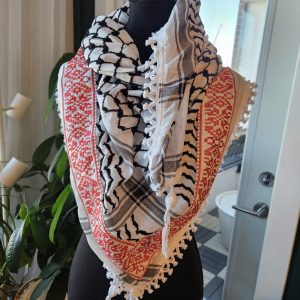 Embroidered Keffiyeh (tatreez)