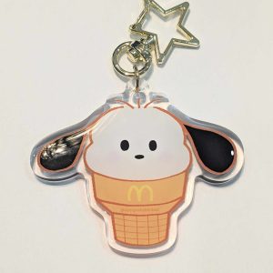 Pochacco Keychain and Bag Charm (New, Unique Custom Designed)