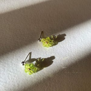 Swarovski Crystal Flower Earrings