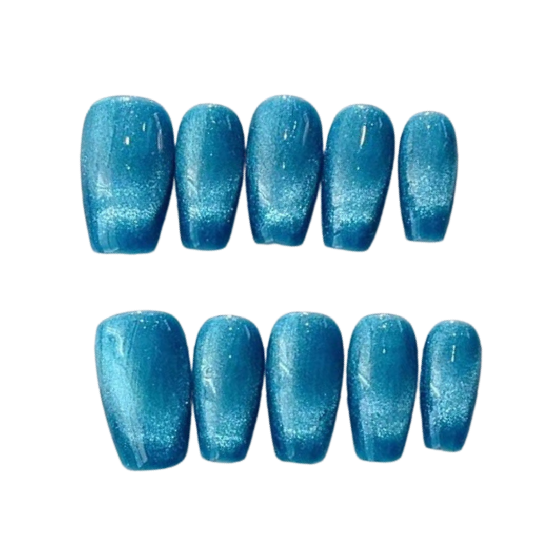 Sparkling Sapphire Short Ballerina/coffin