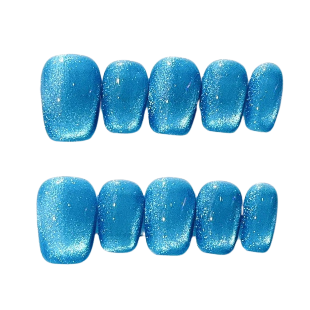 Sparkling Sapphire Short Square