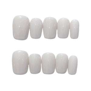 Ivory White Short Square