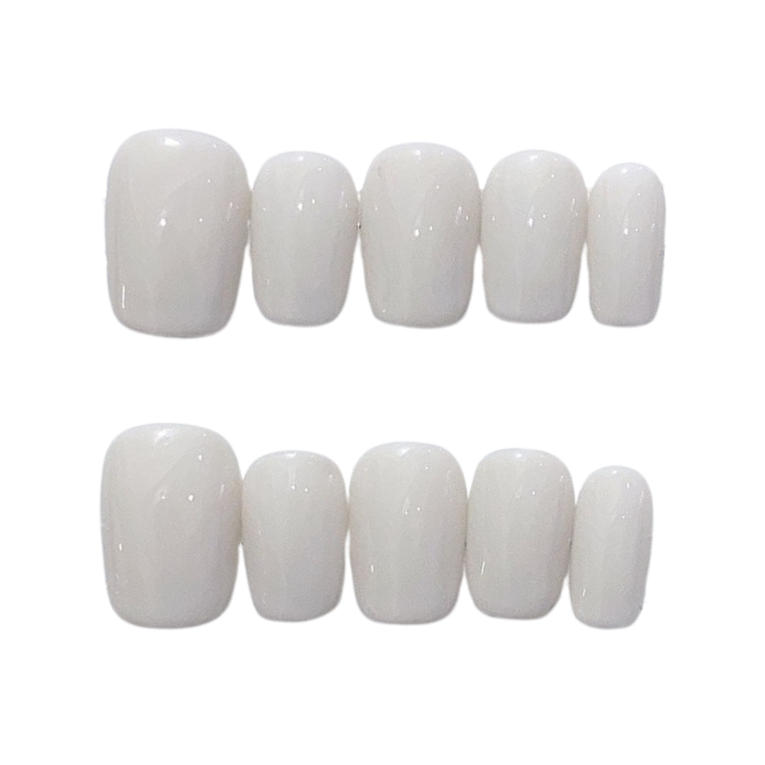 Ivory White Short Square