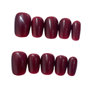 Burgundy Wine Press-on Nails Collection