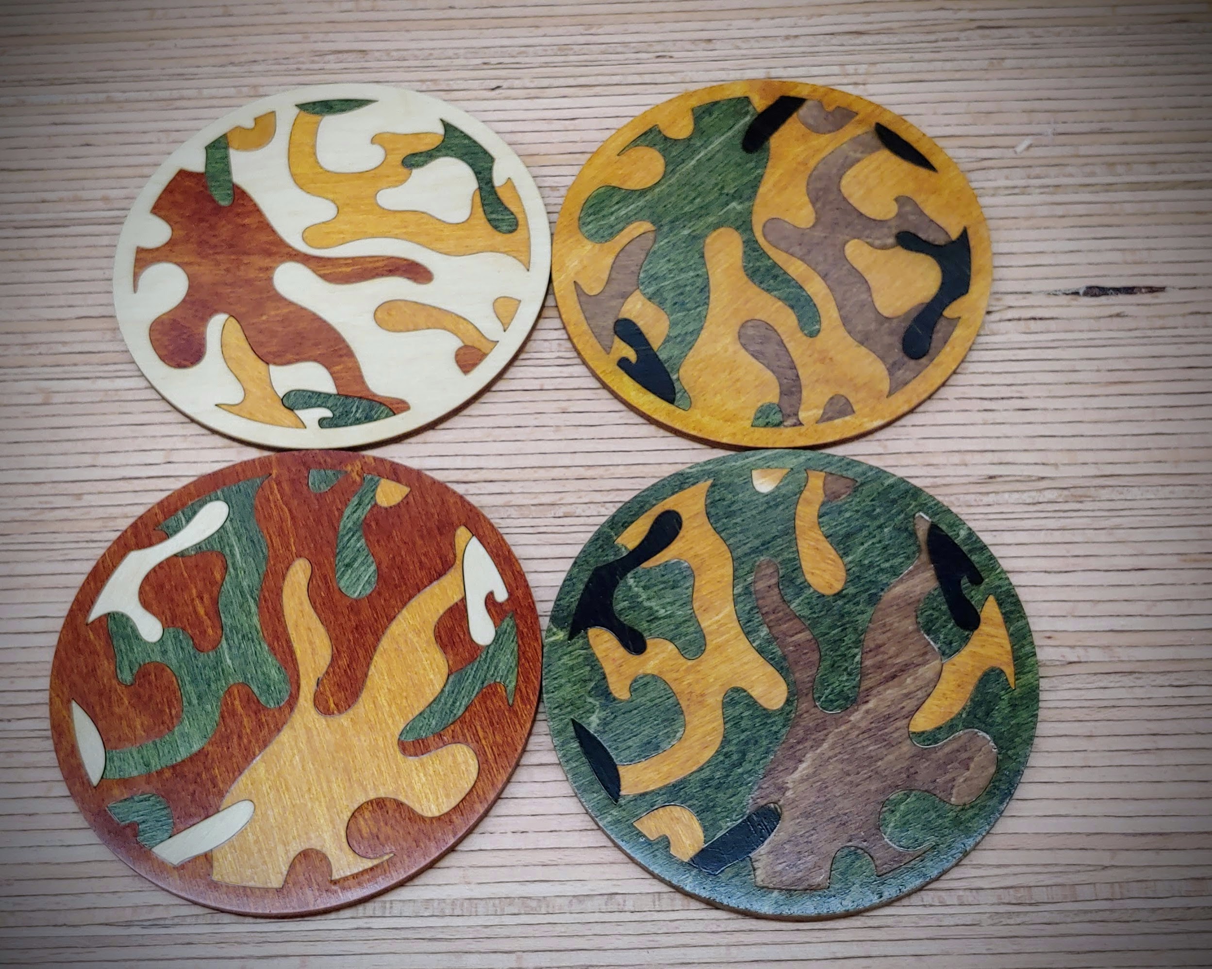 Coasters Camo Coasters Camo