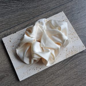 BOYA Satin Scrunchy - Cream Color