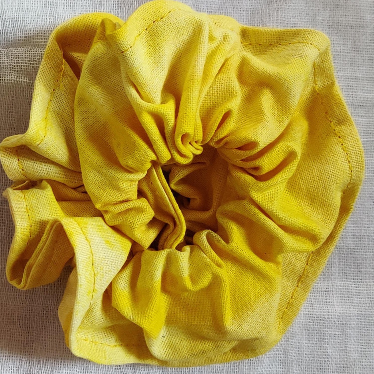 100% Cotton Scrunchie Mango 100% Cotton Scrunchie Mango