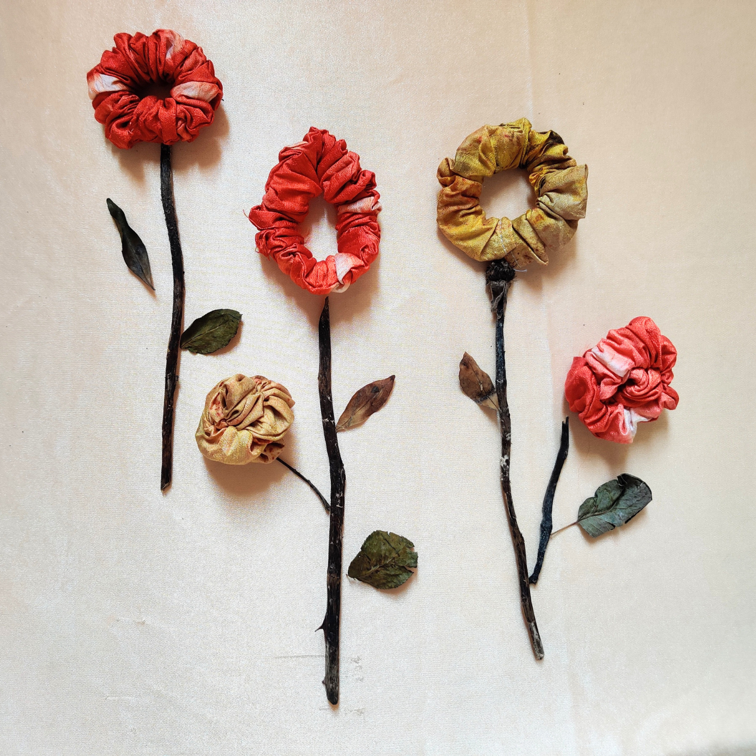 7 Silk Scrunchies