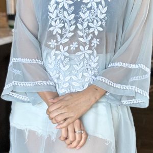 Sunset Glow Embroidered Top
