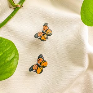Monarch Butterfly Studs