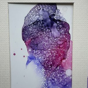 ALCOHOL INK POSTCARD