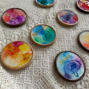 ALCOHOL INK COASTERS