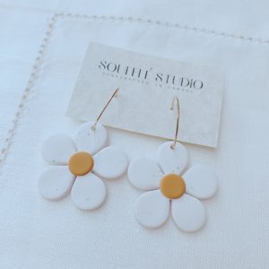 Summer Flower Hoops