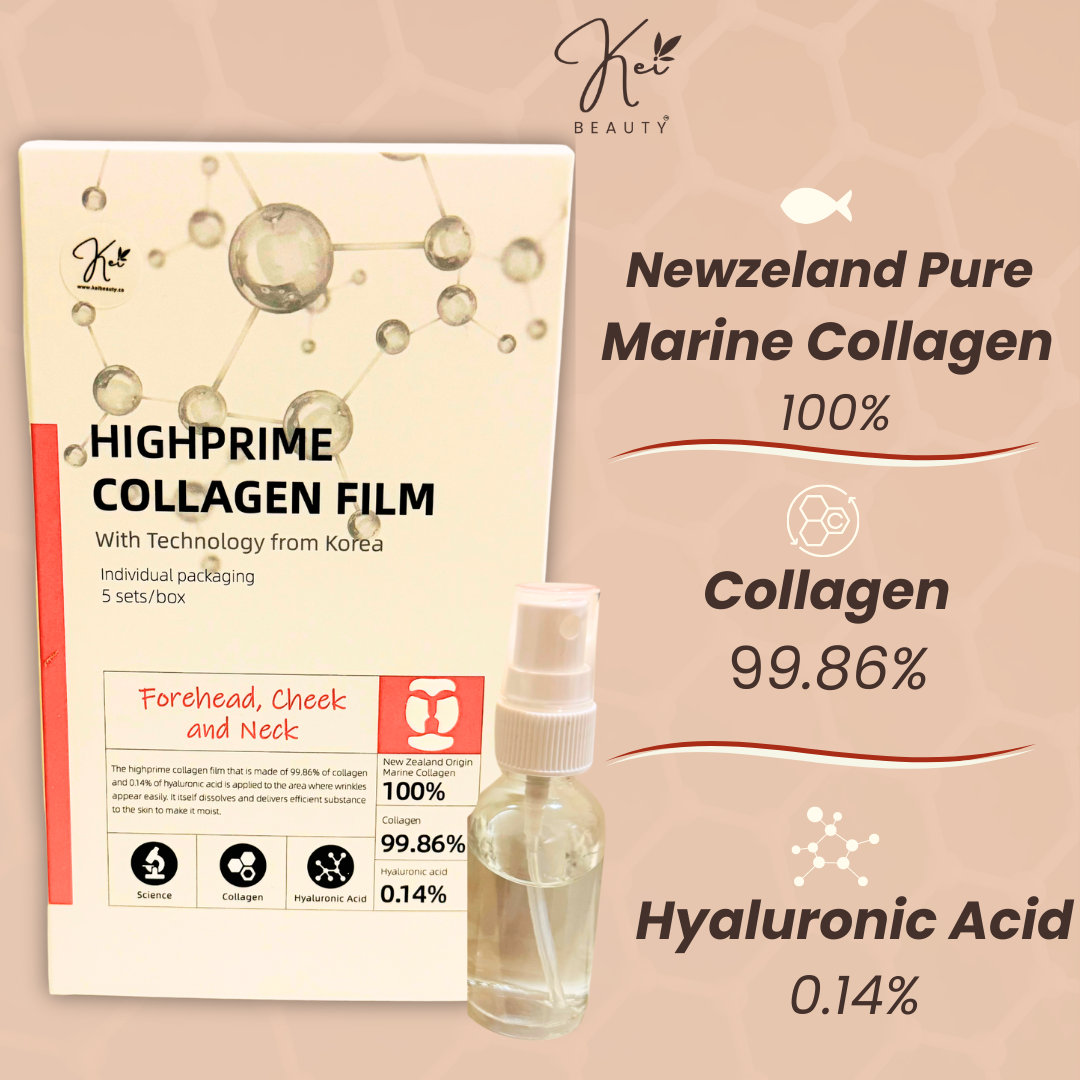 Kei Beauty Highprime Collagen Films with Ampoule Mist