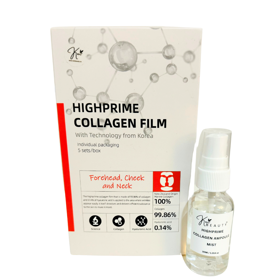 Kei Beauty Highprime Collagen Films with Ampoule Mist
