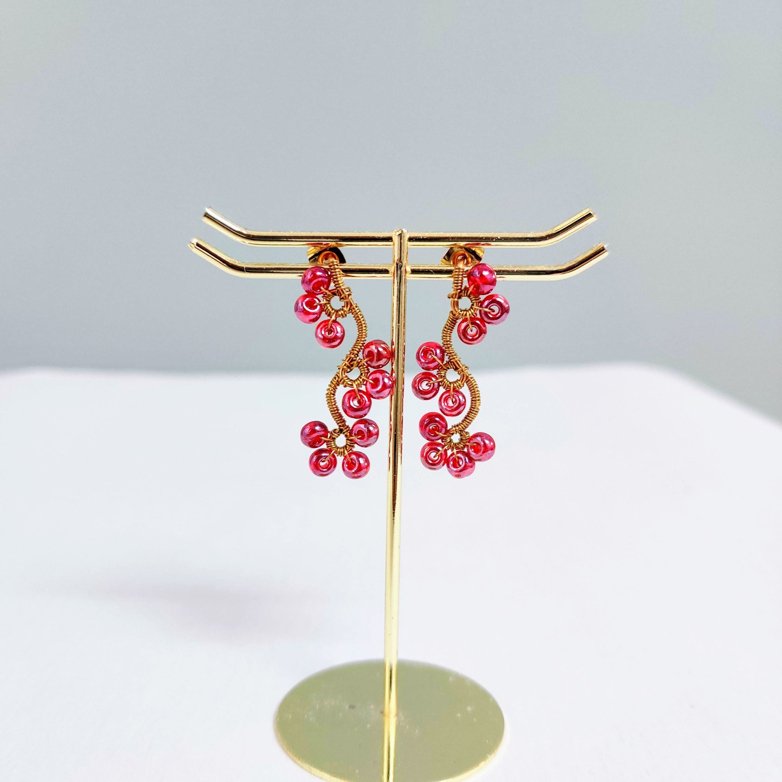 Ilex verticillata Earrings Ilex verticillata Earrings