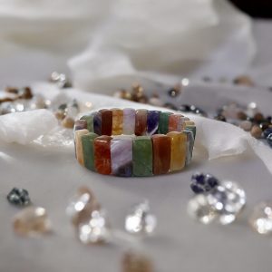 Multi-gemstone bracelet