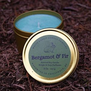 8 Oz Bergamot & Fir Soy Wax Candle