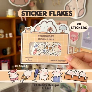 Stationary Sticker Flakes