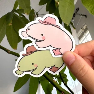 Two Cowboy Frogs