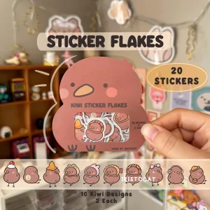 Kiwi Sticker Flakes
