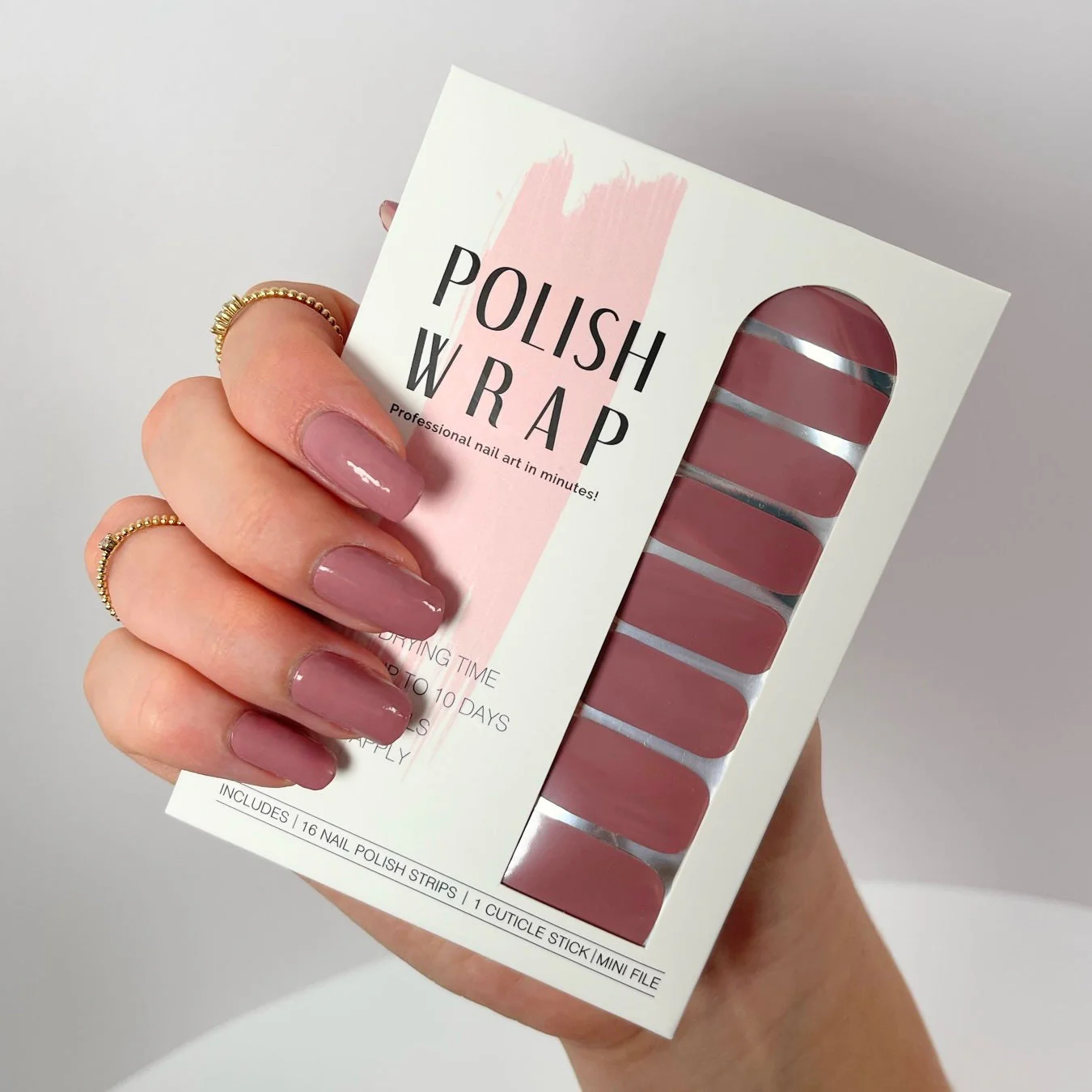 Pink Nude Polish Nail Wrap