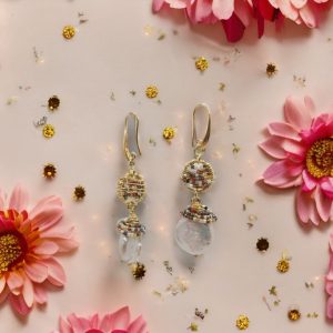 Pearl Charm Earrings