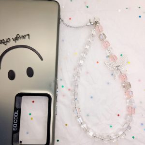 Enchanting Butterfly Crystal Phone Chain