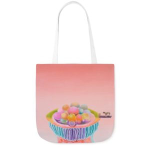 Tote bag with original art