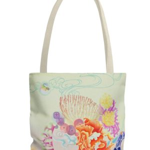 Tote bag with original art