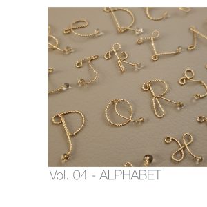Dress Matching Earrings • Vol 04 • Alphabet • Earrings • Custom Made • Lightweight (available in Clip-On) A - Z