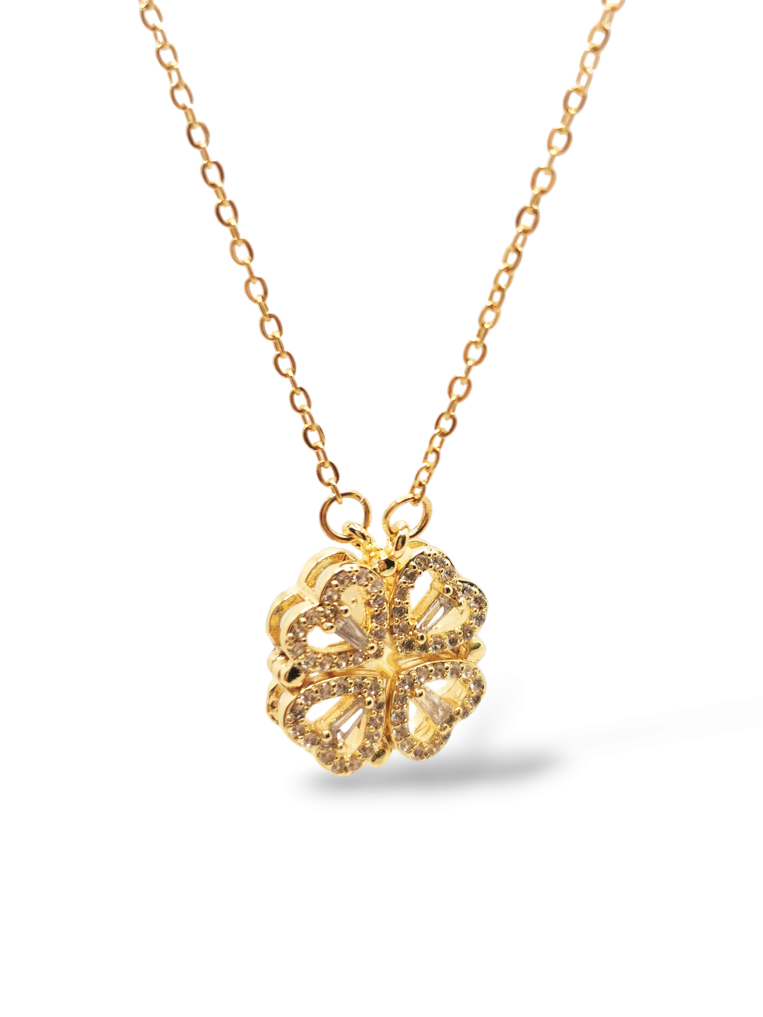 love signature_dianty chain necklace with heart pendant