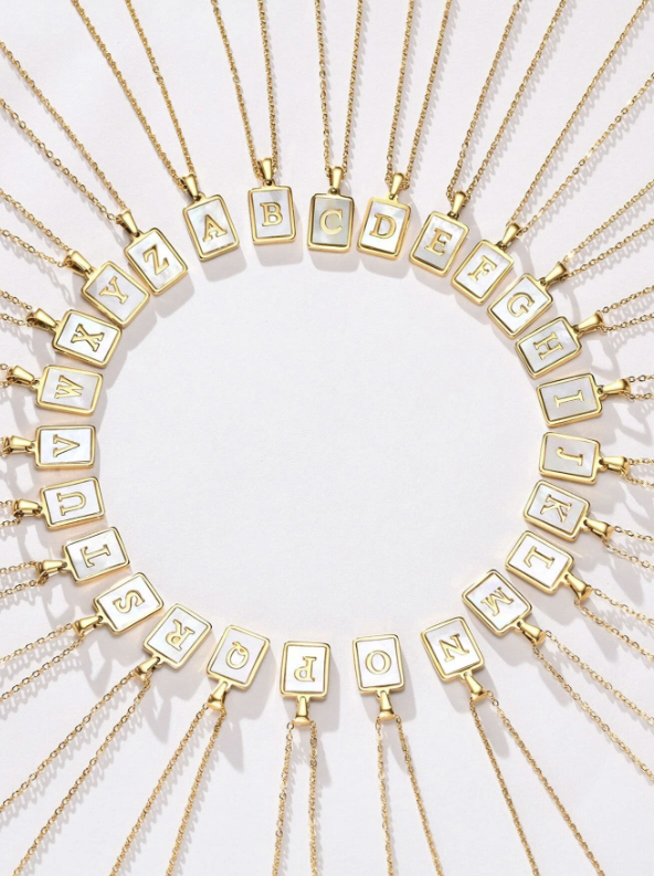 Initial Necklace Initial Necklace