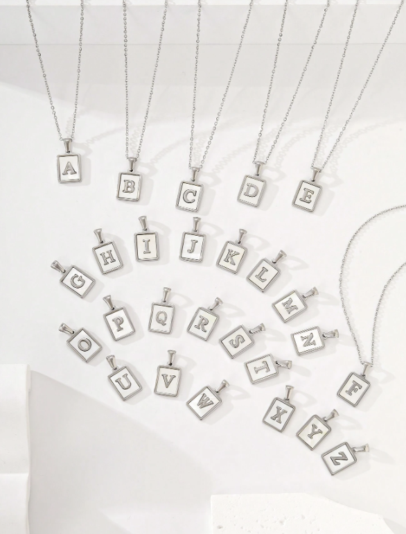Initial Silver Necklace