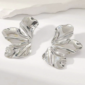 Nadia Half Flower Earrings